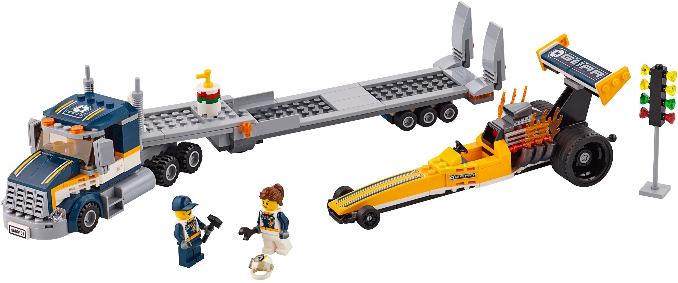 LEGO 60151 City - Dragster Transporter